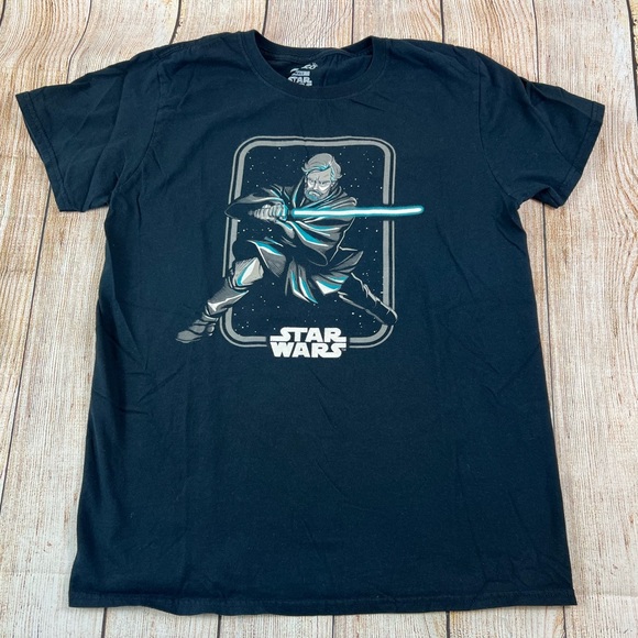 Star Wars T Shirt Bundle Lot Of 2 Size Small Yoga & Jedi Obi-Wan Kenobi - Picture 3 of 10